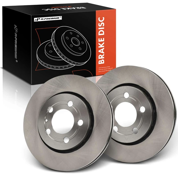 2 Pcs Rear Disc Brake Rotors for 2002-2006 Volkswagen Golf