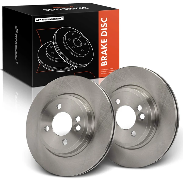 2 Pcs Front Disc Brake Rotors for 2002-2006 Mini Cooper