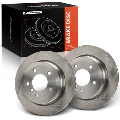2 Pcs Rear Disc Brake Rotors