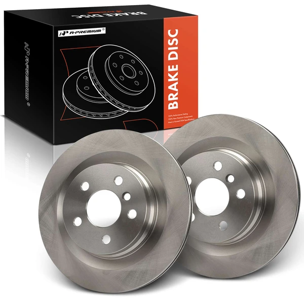 2 Pcs Rear Disc Brake Rotors for 2017-2019 Mini Cooper Countryman