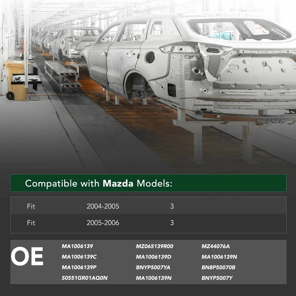 YHT Auto YHTBRC10043 Bumper Reinforcement Impact Bar Front Side