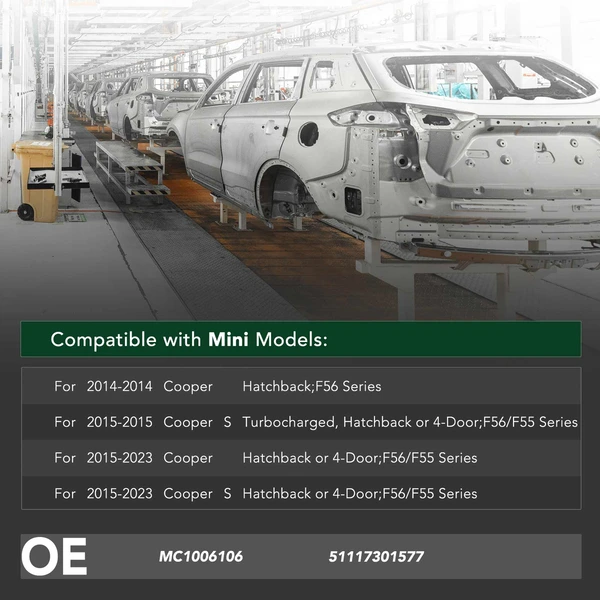 Front Bumper Reinforcement for 2014-2023 Mini Cooper