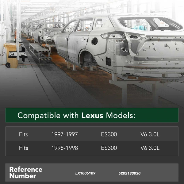 Front Steel Bumper Face Bar Reinforcement for 1997-1998 Lexus ES300