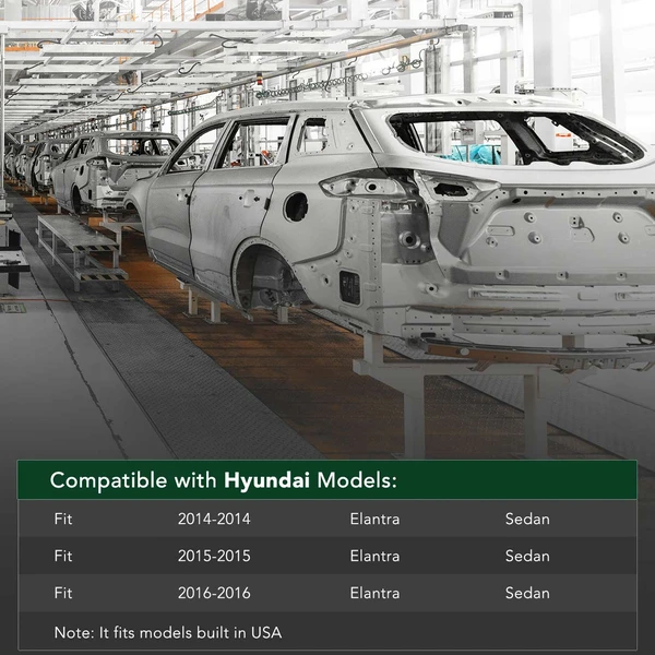 Front Bumper Reinforcement for 2014-2016 Hyundai Elantra