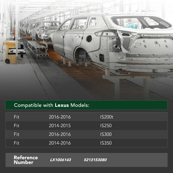 Front Bumper Reinforcement for 2014-2016 Lexus IS350