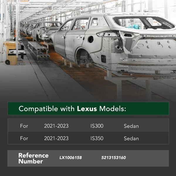 Front Bumper Reinforcement for 2021-2023 Lexus IS300