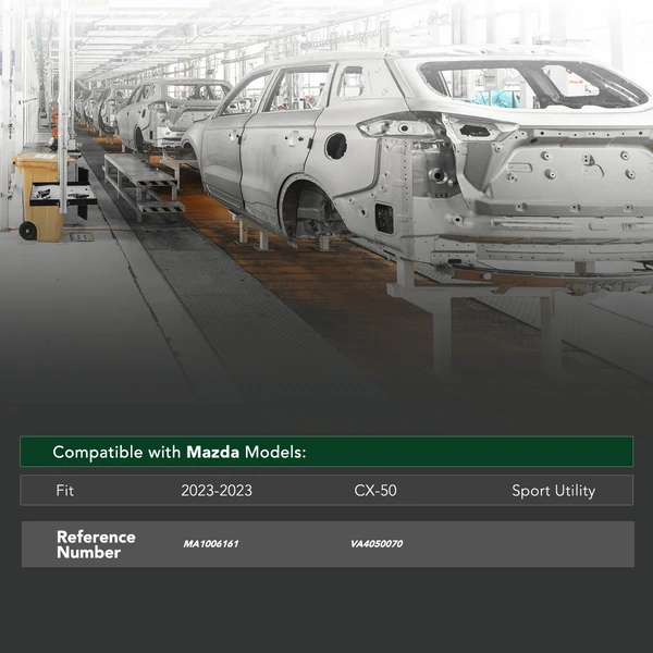 Front Bumper Face Bar Reinforcement Cross Member for Mazda CX-50 2023 Aluminum