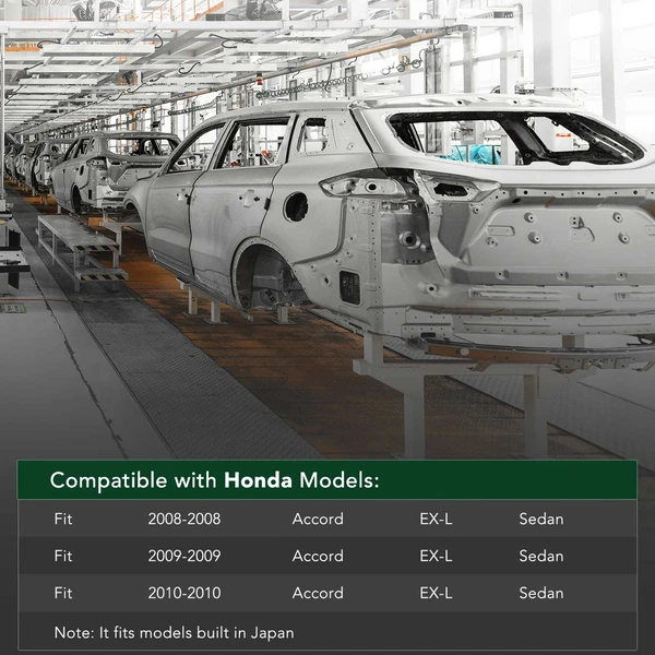 Front Bumper Face Bar Reinforcement for Honda Accord EX-L 2008-2010 Sedan Steel