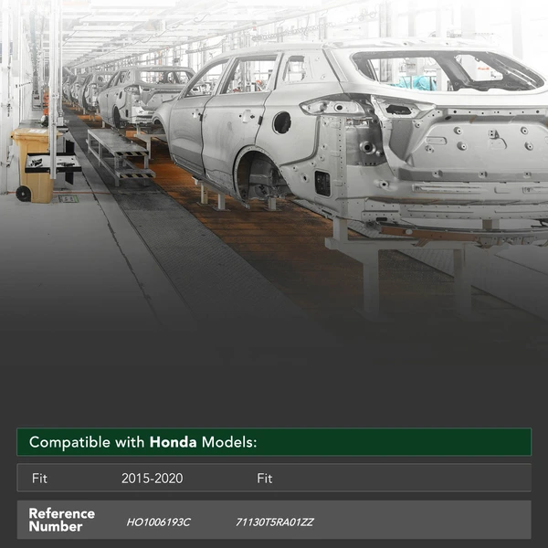 Front Bumper Reinforcement with CAPA for Honda Fit 2015-2020 High Strength Steel