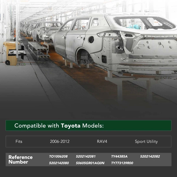 YHT Auto YHTBRC10161 Bumper Reinforcement Front Side