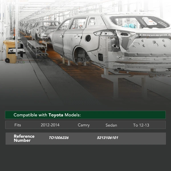 Front Bumper Reinforcement for 2012-2014 Toyota Camry