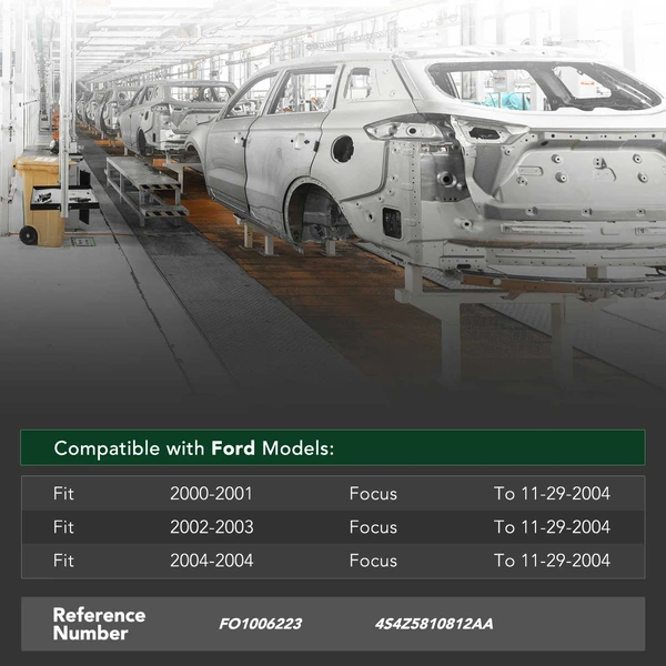 Front Bumper Reinforcement for 2000-2004 Ford Focus