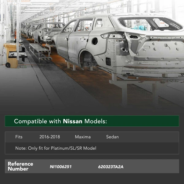 YHT Auto YHTBRC10098 Bumper Reinforcement Front Side