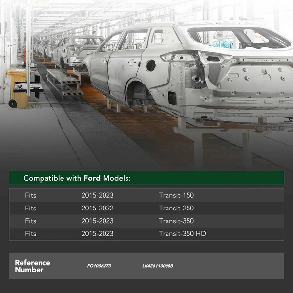 Front Lower Bumper Reinforcement for 2015-2023 Ford Transit-350 HD