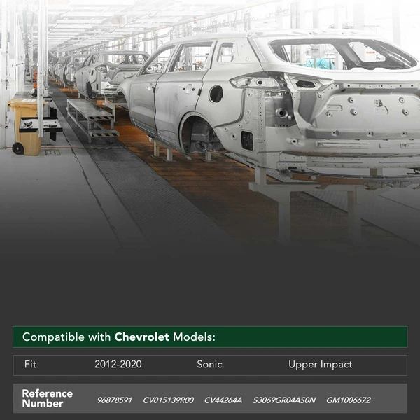 Front Bumper Reinforcement Upper Impact Bar for 2012-2020 Chevrolet Sonic