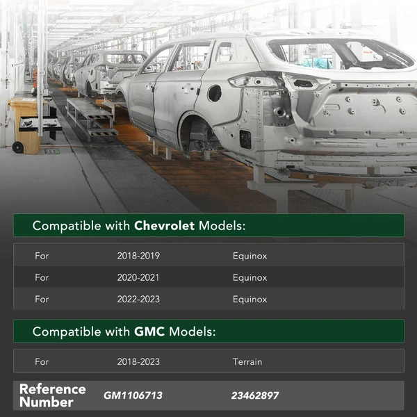 YHT Auto YHTBRC10022 Bumper Reinforcement Rear Side