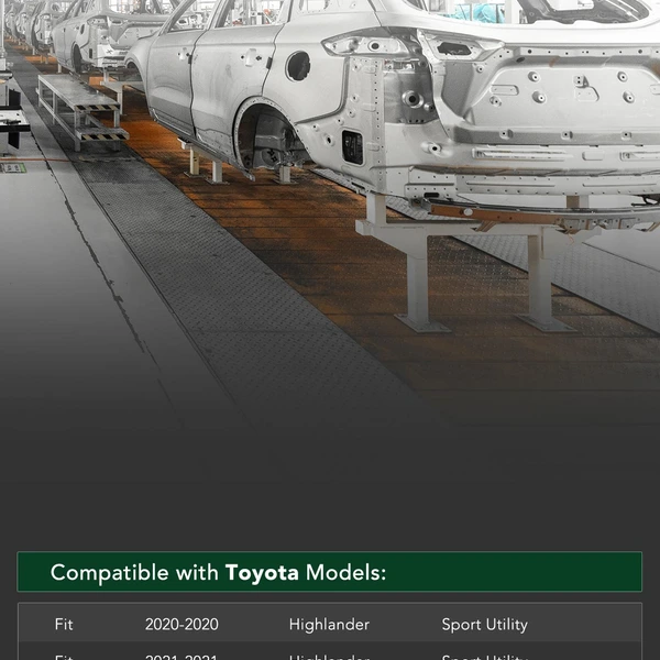 Front Lower Bumper Reinforcement Cross Member for Toyota Highlander 2020-2021