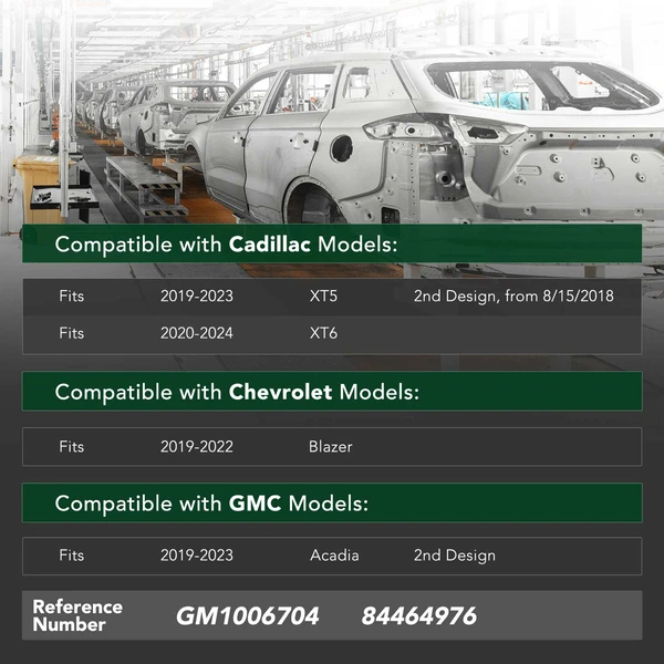 Front Bumper Reinforcement Impact Bar for 2019-2022 Chevrolet Blazer