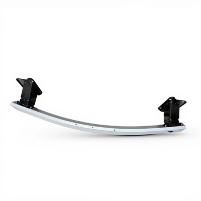 Front Aluminum Bumper Reinforcement with Connecting Plate