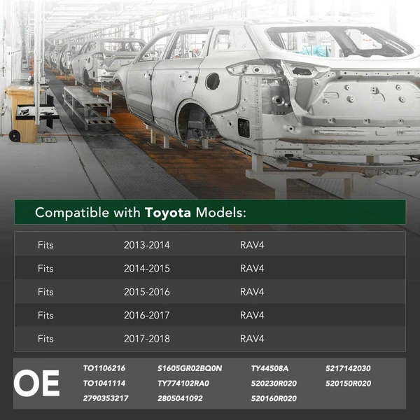 YHT Auto YHTBRC10068 Bumper Reinforcement Rear Side