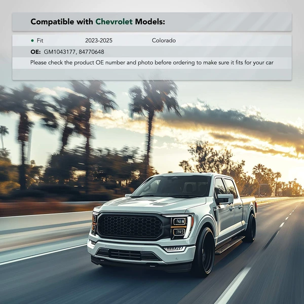 Front Passenger Lower Bumper Cover Support for Chevrolet Colorado PP Plastic & Glass Fiber