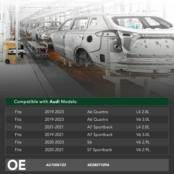 YHT Auto YHTBRC10050 Bumper Reinforcement Front Side