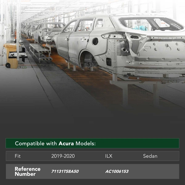 Front Bumper Reinforcement for 2019-2022 Acura ILX