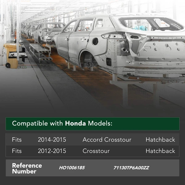 Front Bumper Face Bar Reinforcement for 2012-2015 Honda Crosstour