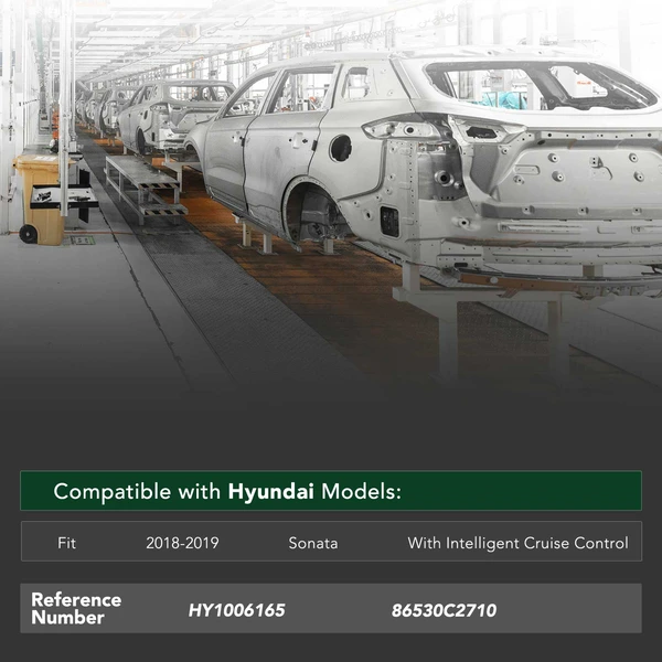 Front Bumper Reinforcement for 2018-2019 Hyundai Sonata