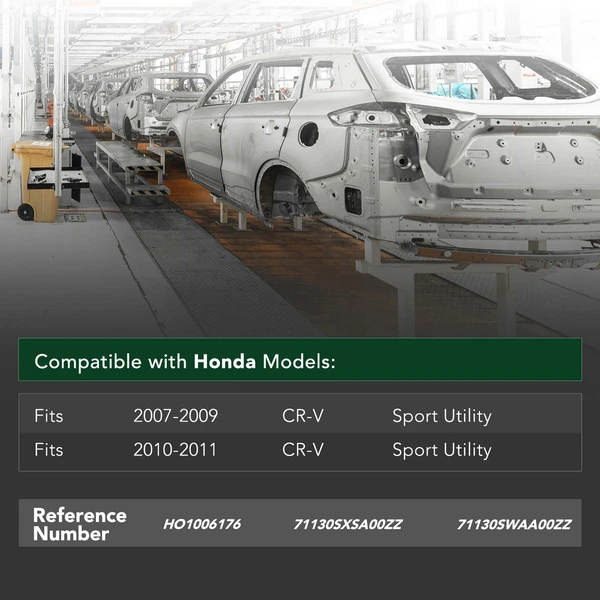 Front Bumper Reinforcement for 2007-2011 Honda CR-V