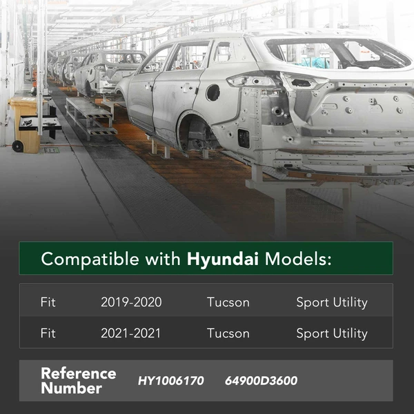 Front Bumper Reinforcement Cross Member for Hyundai Tucson 2019-2021 Aluminum