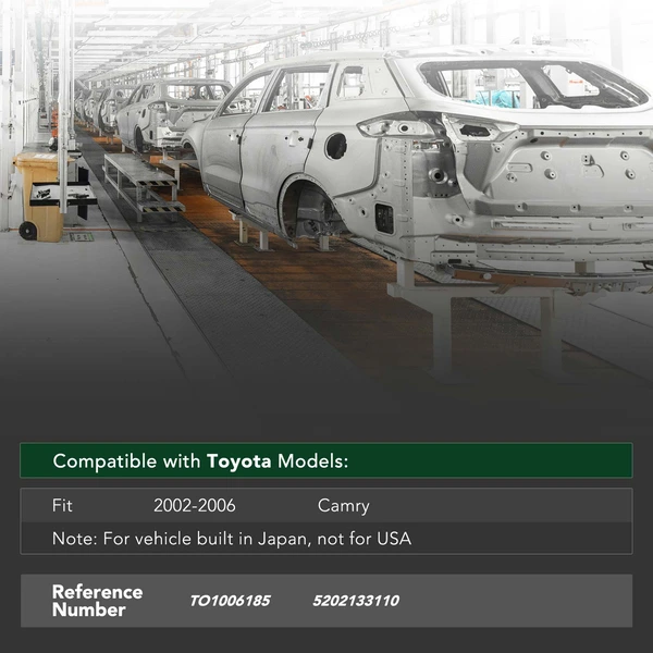 Front Bumper Reinforcement for 2002-2006 Toyota Camry