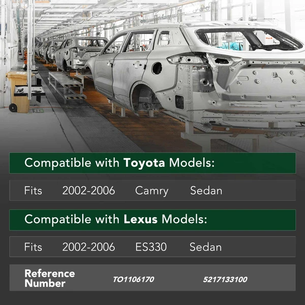 YHT Auto YHTBRC10147 Bumper Face Bar Reinforcement Rear Side