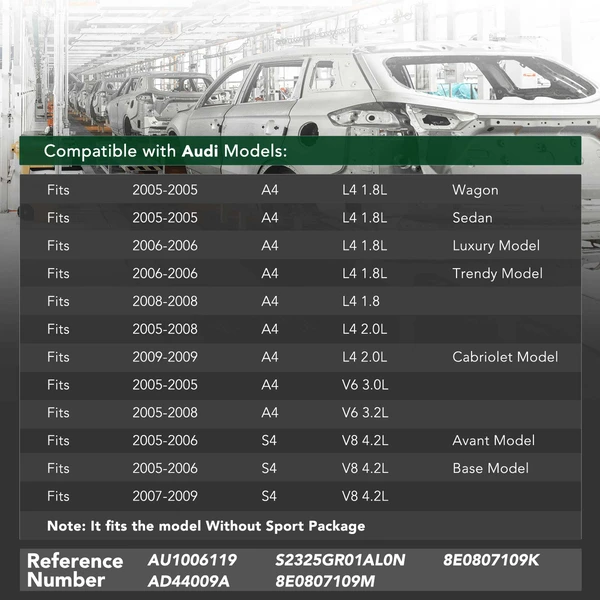 YHT Auto YHTBRC10190 Bumper Reinforcement Front Side