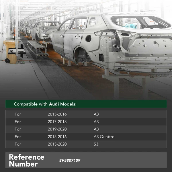Front Bumper Impact Reinforcement Bar for 2015-2016 Audi A3 Quattro