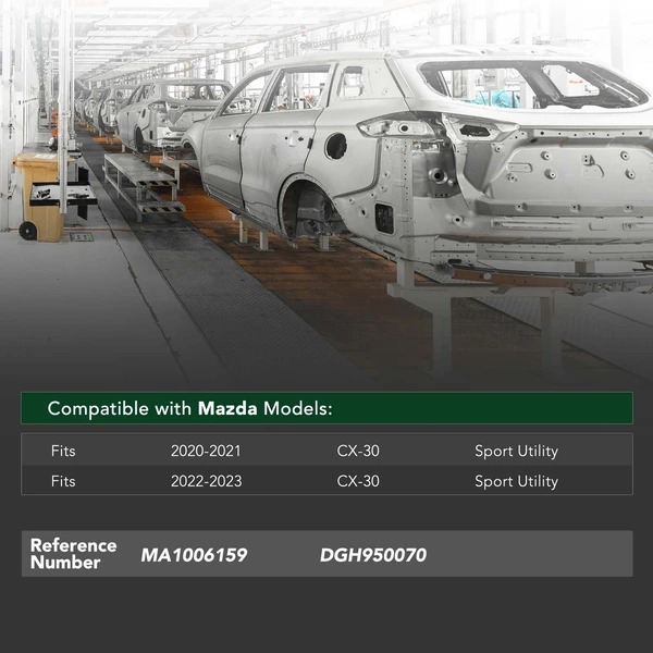 Front Bumper Reinforcement Impact Bar for 2020-2023 Mazda CX-30