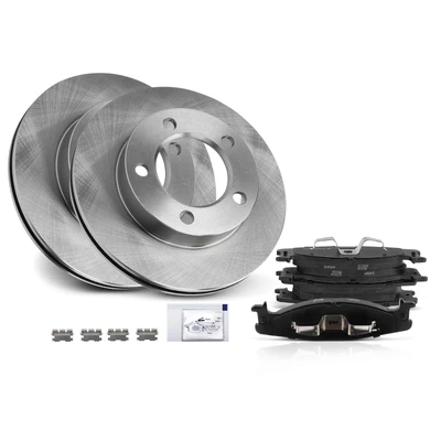 Front Disc Brake Rotors & Ceramic Brake Pads