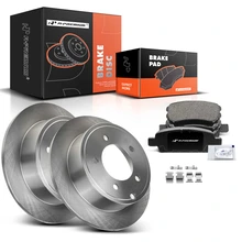 Rear Disc Brake Rotors & Ceramic Brake Pads