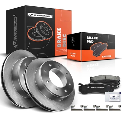 Rear Disc Brake Rotors & Ceramic Brake Pads