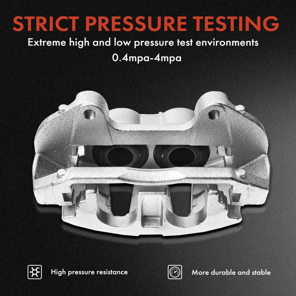 Disc Brake Rotors and Ceramic Pads Kit with Calipers, 8 Pcs, Front Driver & Passenger, A-Premium, APBRPR628