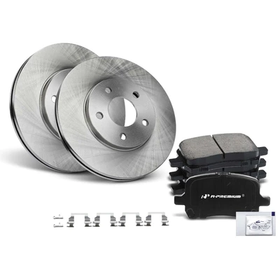 Front Disc Brake Rotors & Ceramic Brake Pads