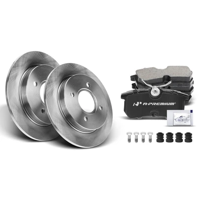 Rear Disc Brake Rotors & Ceramic Brake Pads