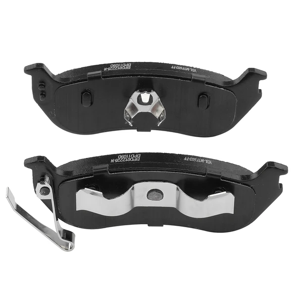 Disc Brake Rotors and Ceramic Pads Kit, 6 Pcs, Rear Driver & Passenger, A-Premium, APBRPR029