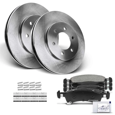 Front Disc Brake Rotors & Ceramic Brake Pads