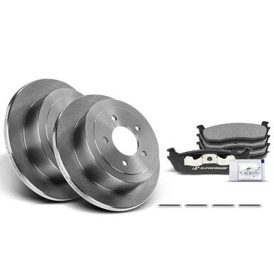 Rear Disc Brake Rotors & Ceramic Brake Pads