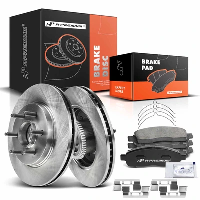 Front Disc Brake Rotors & Ceramic Brake Pads