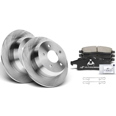 Rear Disc Brake Rotors & Ceramic Brake Pads