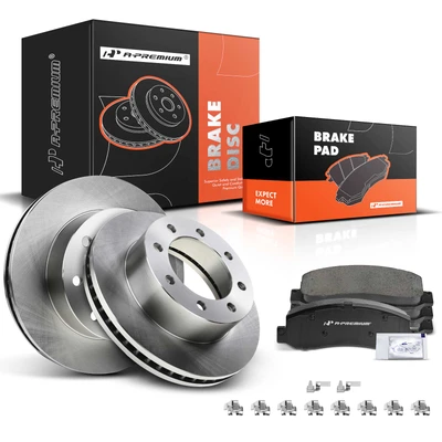 Front Disc Brake Rotors & Ceramic Brake Pads