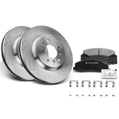 Front Disc Brake Rotors & Ceramic Brake Pads
