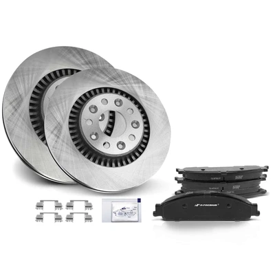 Front Disc Brake Rotors & Ceramic Brake Pads